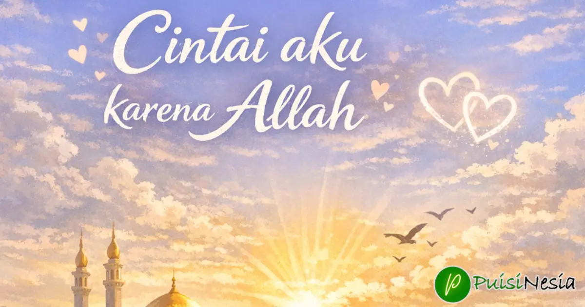 cintai aku karena Allah