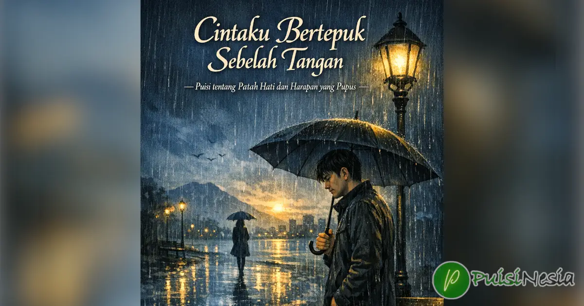 cintaku bertepuk sebelah tangan