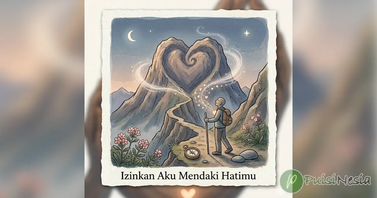 izinkan aku mendaki hatimu
