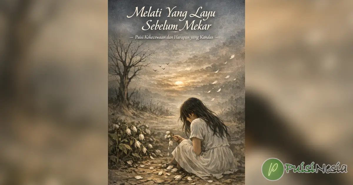 melati yang layu sebelum mekar