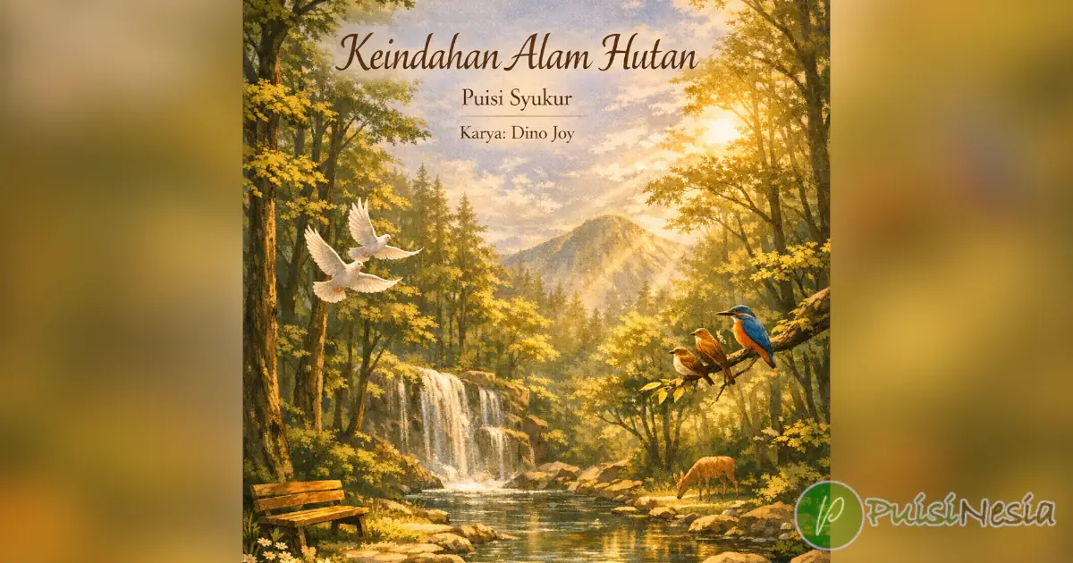 puisi keindahan alam hutan