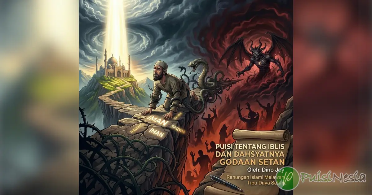 puisi tentang iblis dan setan