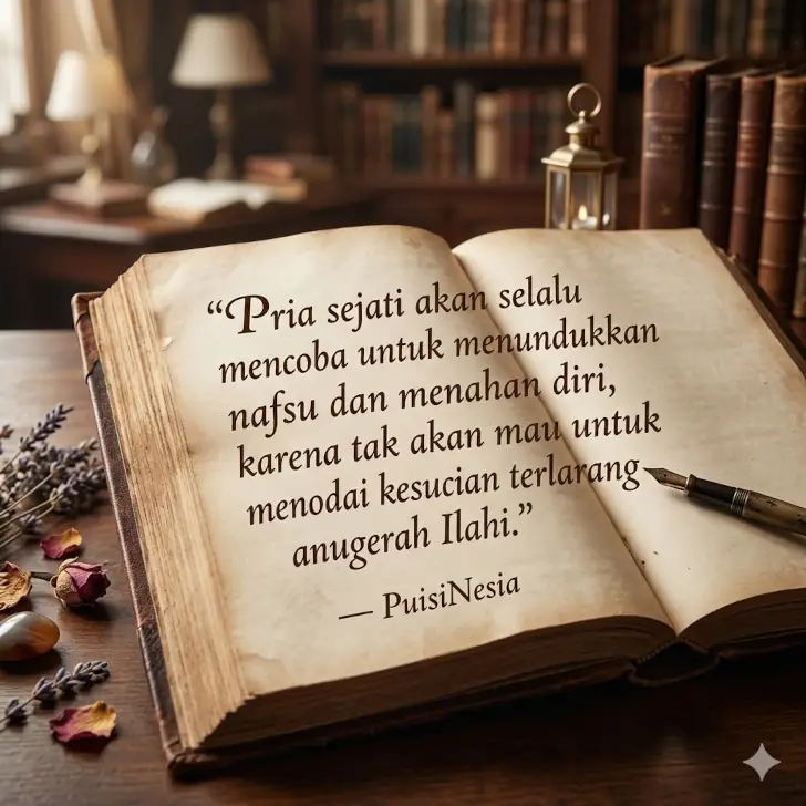 kata kata pria sejati tentang pengendalian diri