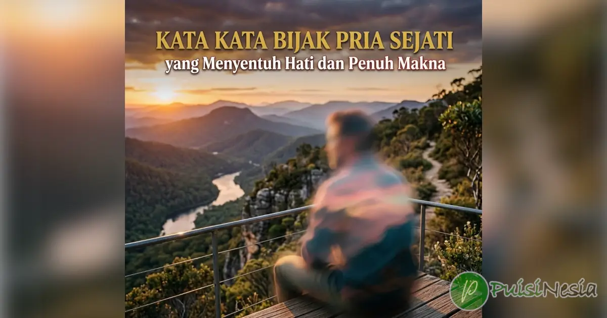 kata kata bijak pria sejati
